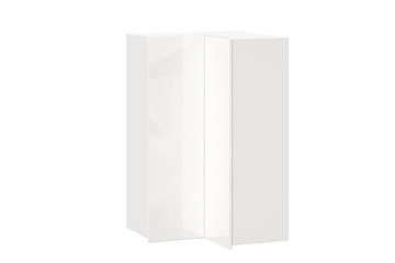Шкаф кухонный угловой высокий Шервуд, ЛД 281.570.000.170, белый/белый глянец в Саранске