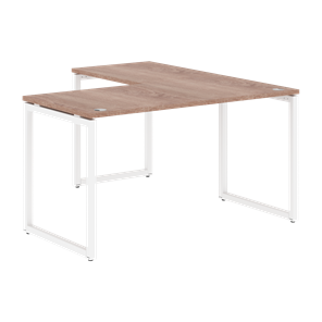 Письменный стол угловой левый XTEN-Q Дуб-сонома- белый XQCT 1415 (L) (1400х1500х750) в Саранске