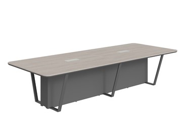 Стол для заседаний LINE Дуб-серый-антрацит СФ-571734.1 (3460х1340х754) в Саранске