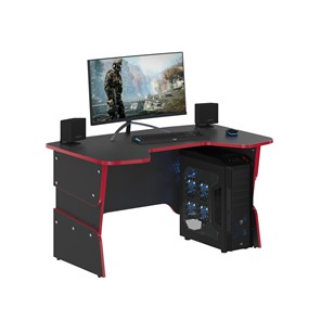Компьютерный стол SKILLL STG 1385, Антрацит/ Красный в Саранске