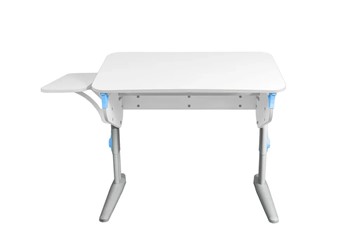 Детский стол-трансформер 5/100 (СУТ.46) + Polka_b 5/550 Рамух белый/серый/ниагара в Саранске