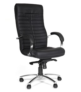 Офисное кресло CHAIRMAN 480 Экокожа премиум черная в Саранске