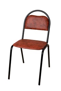 Офисный стул Стандарт СРП-033 Эмаль коричневый кожзам в Саранске