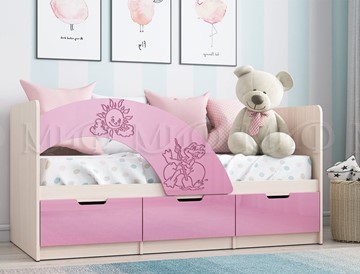 Кровать детская Юниор-3, Розовый металлик в Саранске