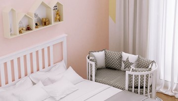 Кроватка детская POLINI Kids Simple 911 Белый в Саранске - предосмотр 7