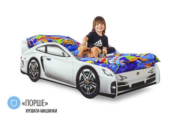 Кровать-машина детская Porsche в Саранске - изображение 1
