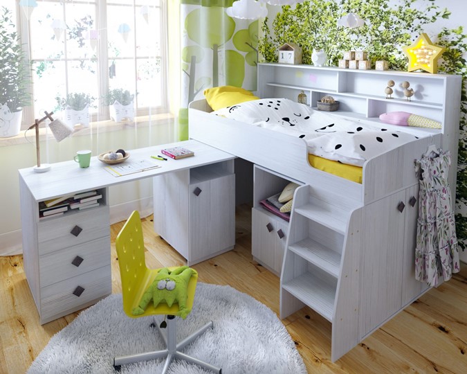 Детская кровать-чердак Малыш-5, цвет Винтерберг в Саранске - изображение 7