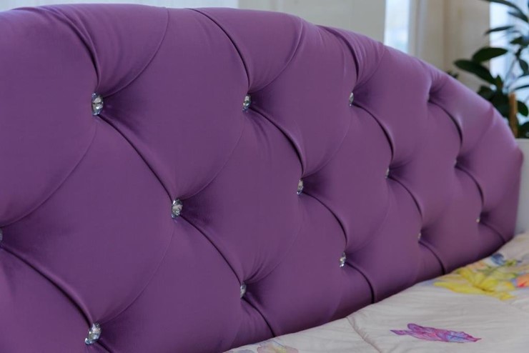 Кровать с ящиками Эльза с бортиком, Фиолетовый (латы) в Саранске - изображение 5