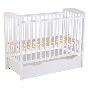 Кроватка для новорожденных POLINI Kids Simple 310-01 Белый в Саранске