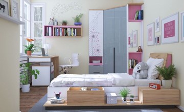 Детская спальня Урбан Набор 3, розовый в Саранске