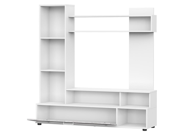 Набор мебели в гостиную МГС-9, белый/цемент светлый в Саранске - изображение 1