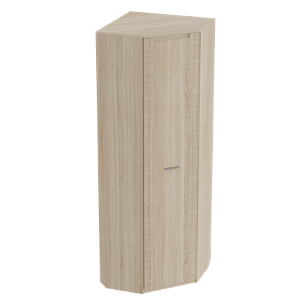 Распашной шкаф угловой Элана, Дуб сонома 720х720х208 в Саранске - изображение