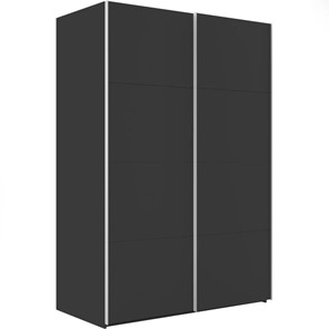 Шкаф 2-дверный Эста (ДСП/ДСП) 1800x660x2200, серый диамант в Саранске