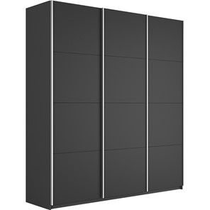 Шкаф 3-дверный Широкий Прайм (3 ДСП) 2400x570x2300, Серый диамант в Саранске