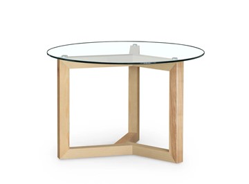 Журнальный стол Оникс-8, Натуральный массив/Прозрачное стекло в Саранске