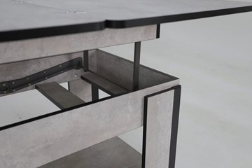 Складной стол-трансформер Дэнс, цемент светлый в Саранске - предосмотр 6