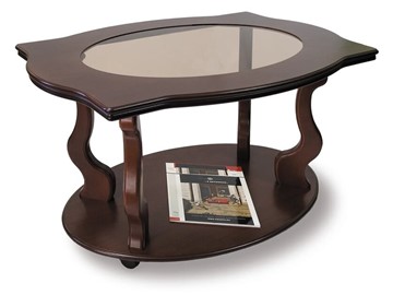 Журнальный столик Берже 3С (темно-коричневый) в Саранске