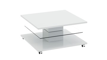 Квадратный столик Diamond тип 1 (Белый глянец) в Саранске