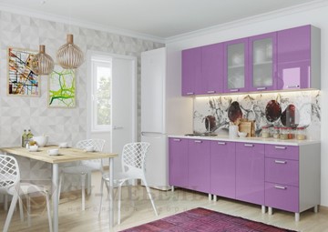 Модульная кухня Модерн, фиолетовый металлик в Саранске