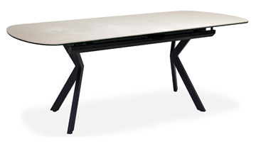 Обеденный раздвижной стол Шамони 3CX 180х95 (Oxide Avorio/Графит) в Саранске - предосмотр 1