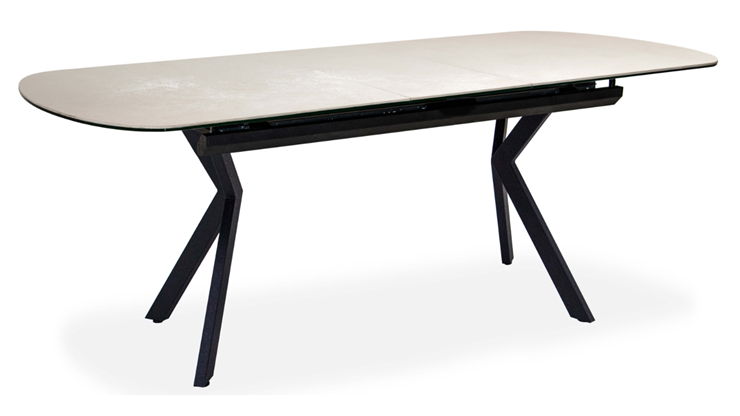 Обеденный раздвижной стол Шамони 3CX 180х95 (Oxide Avorio/Графит) в Саранске - изображение 1
