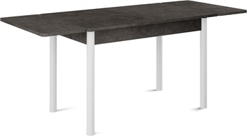 Раздвижной стол Милан-2 EVO, ноги белые, серый камень в Саранске - предосмотр 1