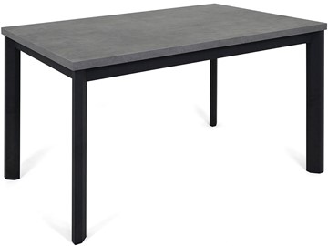 Кухонный раздвижной стол Нагано-3L (ноги черные, серый камень) в Саранске