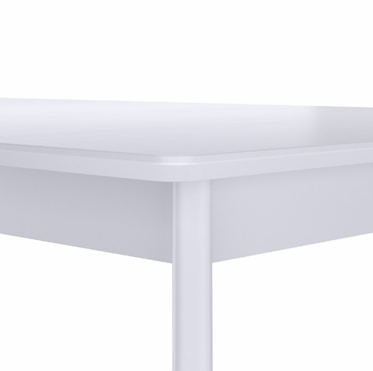 Кухонный стол раскладной Пегас Classic Plus 120, Белый в Саранске - изображение 3