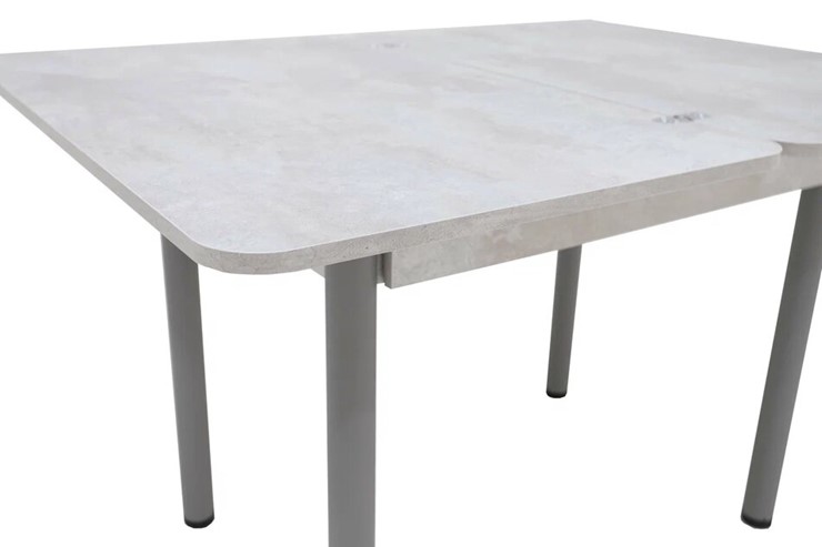 Кухонный раздвижной стол Прайм-3Р, Цемент светлый в Саранске - изображение 3