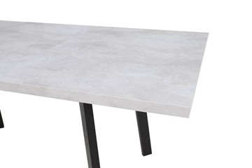 Кухонный стол раздвижной Робин, опоры прямые, цемент светлый в Саранске - предосмотр 3