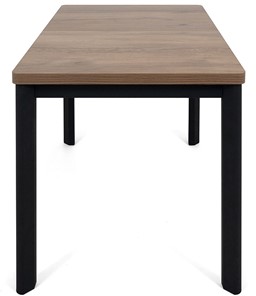 Кухонный раздвижной стол Токио-2L (ноги металлические черные, дуб табако) в Саранске - предосмотр 2