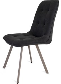 Обеденный стул Бакарди, ноги мокко прямоугольные 1-Q3015/велюр T180 Горький шоколад в Саранске