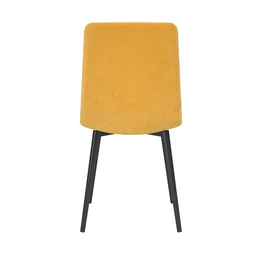 Кухонный стул Белла, велюр тенерифе куркума/Цвет металл черный в Саранске - изображение 3