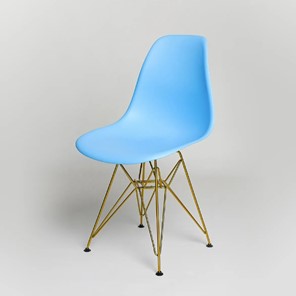 Обеденный стул DSL 110 Gold (голубой) в Саранске