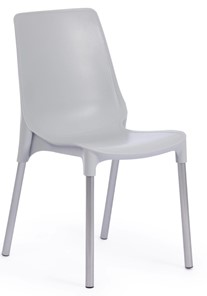 Обеденный стул GENIUS (mod 75) 46x56x84 серый/ножки хром арт.19671 в Саранске