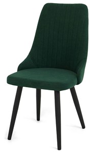 Обеденный стул Клэр (Изумрудный Т189/ноги черные) в Саранске