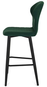 Обеденный стул Марио барный(Изумрудный Т189/ноги черные) в Саранске - предосмотр 1