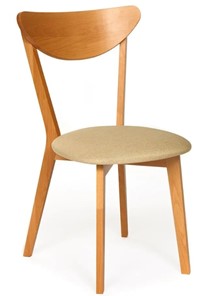 Кухонный стул MAXI (Макси), бук/ткань 86x48,5x54,5 Бежевый/ натуральный бук арт.19593 в Саранске - предосмотр