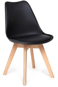 Обеденный стул TULIP (mod. 73) 48,5х52,5х83 черный арт.14210 в Саранске