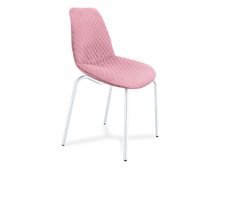 Обеденный стул SHT-ST29-С22 / SHT-S130 HD (розовый зефир/хром лак) в Саранске