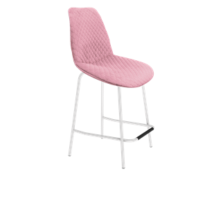Полубарный стул SHT-ST29-С22 / SHT-S29P-1 (розовый зефир/белый муар) в Саранске