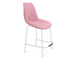 Полубарный стул SHT-ST29-С22 / SHT-S29P-1 (розовый зефир/хром лак) в Саранске