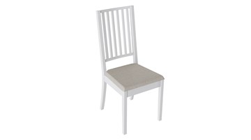 Обеденный стул Родос 2 (Белый матовый/тк № 110) в Саранске