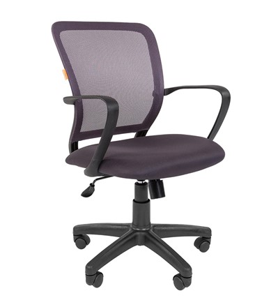 Компьютерное кресло CHAIRMAN 698 black TW, ткань, цвет серый в Саранске - изображение