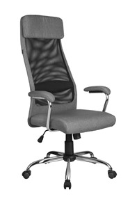 Кресло Riva Chair 8206 HX (Серый/черный) в Саранске