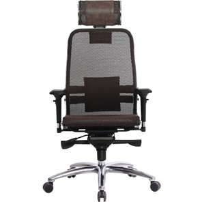 Кресло компьютерное Samurai S-3.04, темно-коричневый в Саранске - предосмотр 1