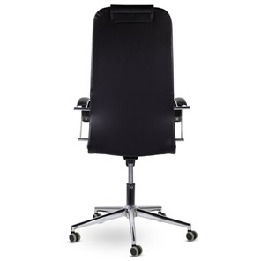 Компьютерное кресло Brabix Premium Pilot EX-610 CH (хром, кожзам, черное) 532418 в Саранске - предосмотр 4