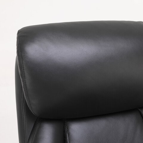 Компьютерное кресло Brabix Premium Pride HD-100 (натуральная кожа, черное) 531940 в Саранске - изображение 4