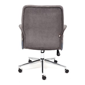 Компьютерное кресло YORK флок, серый, арт.13859 в Саранске - предосмотр 4