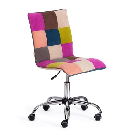 Компьютерное кресло ZERO (спектр) ткань, флок, цветной арт.15370 в Саранске - изображение
